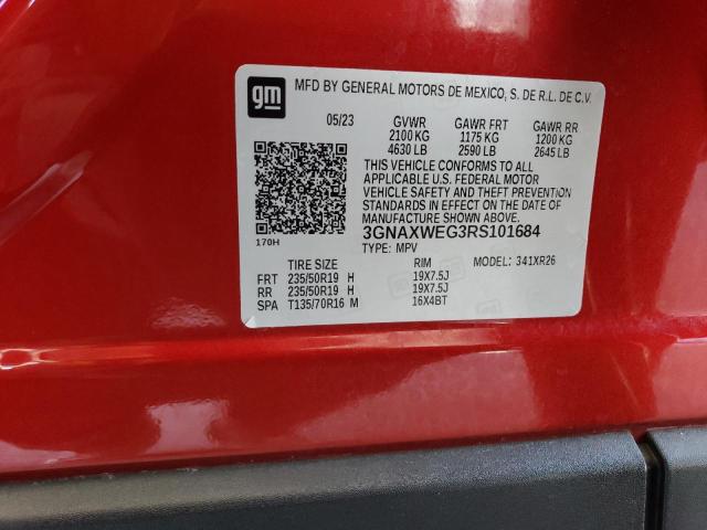 2024 CHEVROLET EQUINOX RS 3GNAXWEG3RS101684