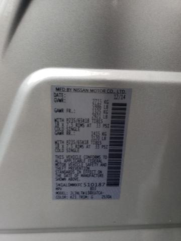 2015 INFINITI QX60 5N1AL0MMXFC510187