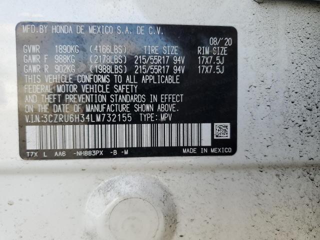 2020 HONDA HR-V LX 3CZRU6H34LM732155