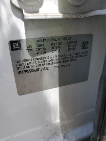 2017 BUICK LACROSSE P 1G4ZR5SS9HU181382