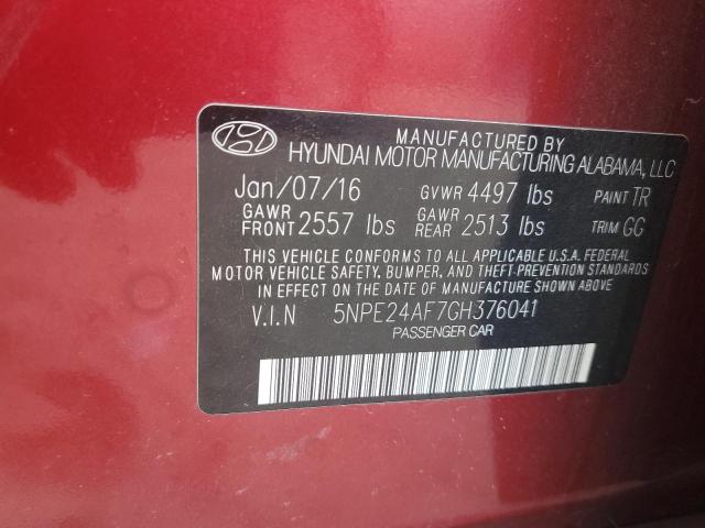 2016 HYUNDAI SONATA SE - 5NPE24AF7GH376041