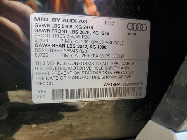2018 AUDI Q5 PREMIUM - WA1BNAFY6J2086878