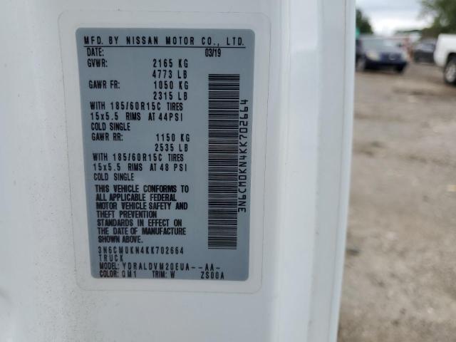 2019 NISSAN NV200 2.5S 3N6CM0KN4KK702664