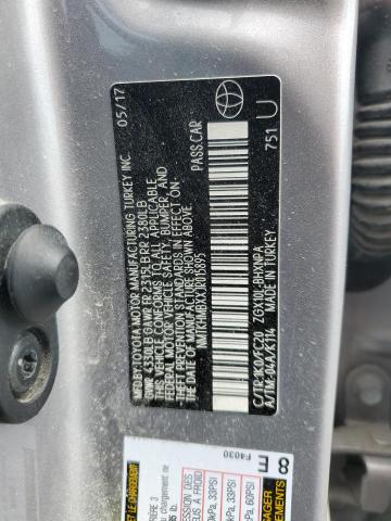 2018 TOYOTA C-HR XLE NMTKHMBXXJR015895
