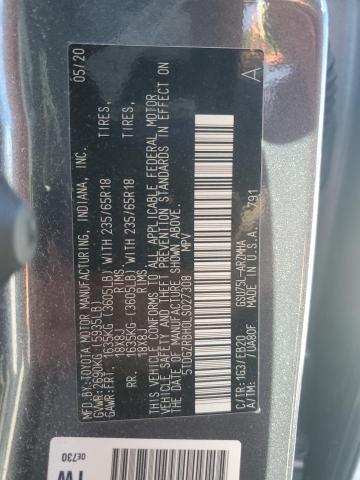 2020 TOYOTA HIGHLANDER 5TDGZRBH0LS027308
