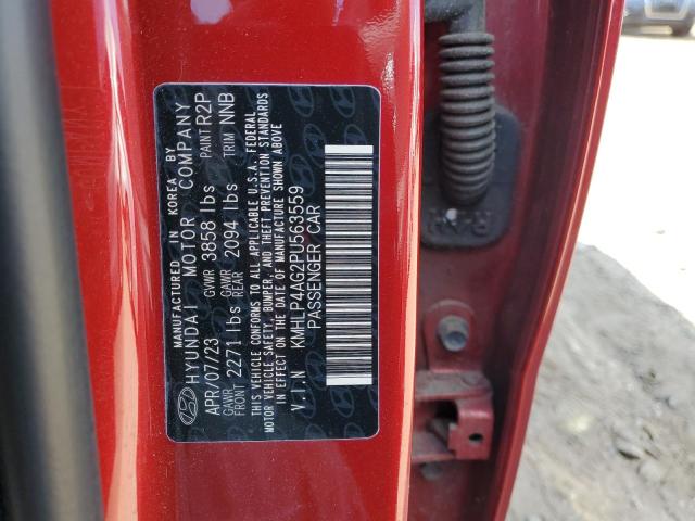 2023 HYUNDAI ELANTRA LI KMHLP4AG2PU563559