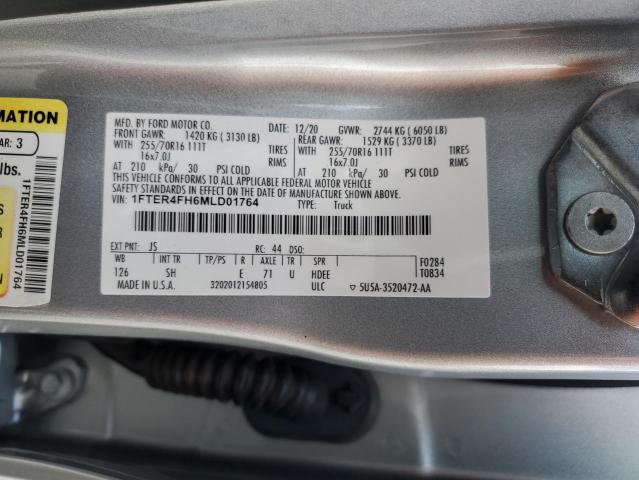 2021 FORD RANGER XL 1FTER4FH6MLD01764