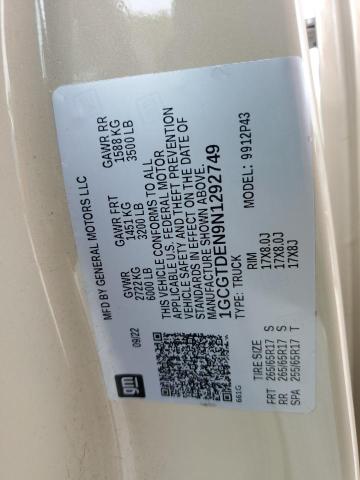 2022 CHEVROLET COLORADO Z 1GCGTDEN9N1292749