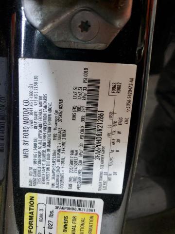 2018 FORD FUSION SE 3FA6P0HD8JR212861