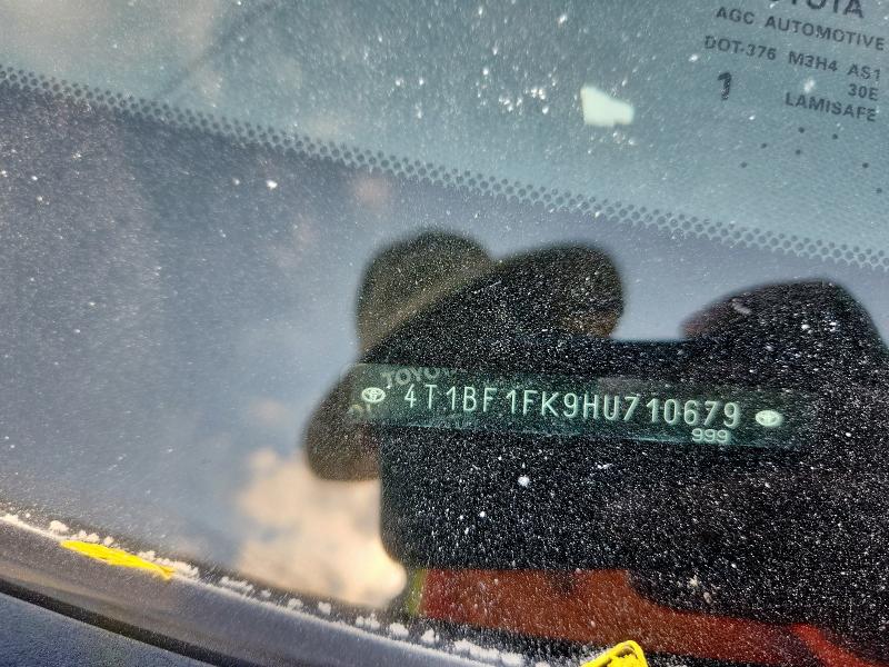 2017 TOYOTA CAMRY LE 4T1BF1FK9HU710679
