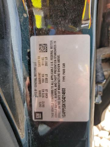 2012 BUICK VERANO - 1G4PP5SK1C4214803
