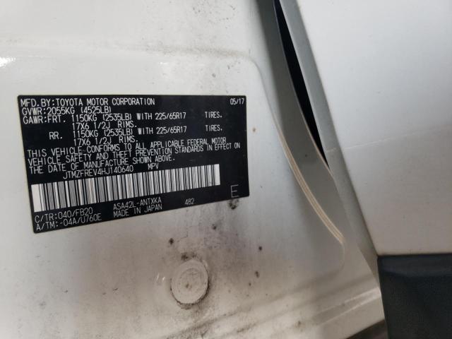2017 TOYOTA RAV4 LE JTMZFREV4HJ140640