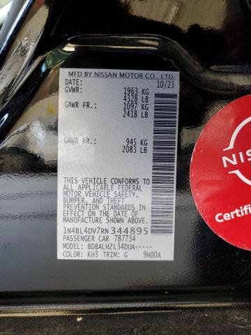 2024 NISSAN ALTIMA SV 1N4BL4DV7RN344895