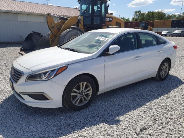 HYUN SONATA SE 2017 white sedan 4d gas 5NPE24AF1HH487329 photo #1