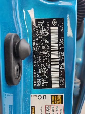 2022 TOYOTA PRIUS PRIME LE JTDKAMFP0N3198148