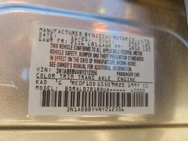 2022 NISSAN SENTRA S 3N1AB8BV4NY212356