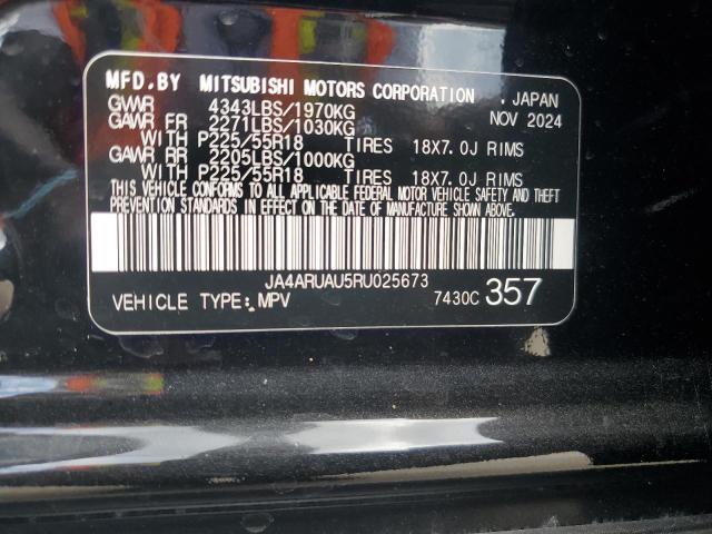 2024 MITSUBISHI OUTLANDER JA4ARUAU5RU025673
