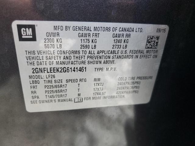 2016 CHEVROLET EQUINOX LS - 2GNFLEEK2G6141461