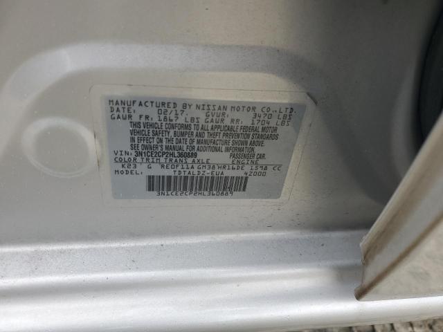 2017 NISSAN VERSA NOTE S 3N1CE2CP2HL360889