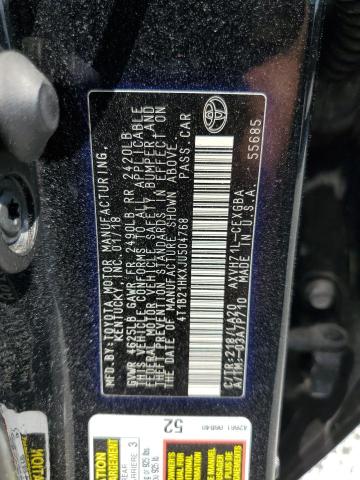 2018 TOYOTA CAMRY HYBRID 4T1B21HKXJU504768