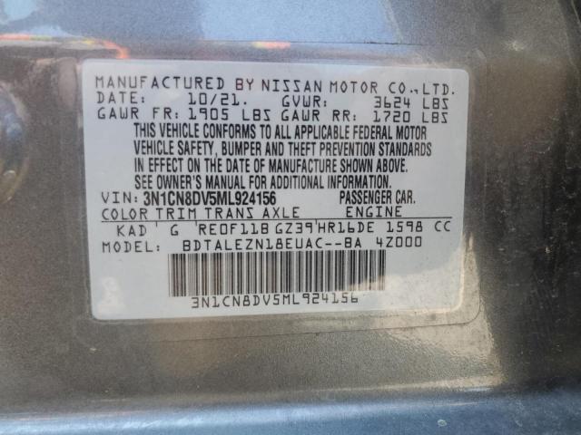 2021 NISSAN VERSA S 3N1CN8DV5ML924156
