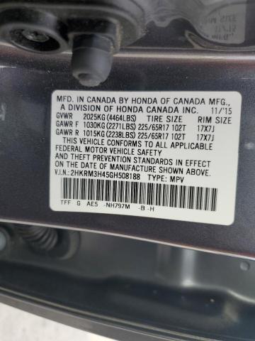 2016 HONDA CR-V SE 2HKRM3H45GH508188