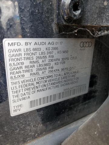 2017 AUDI Q7 PREMIUM WA1LAAF71HD043104