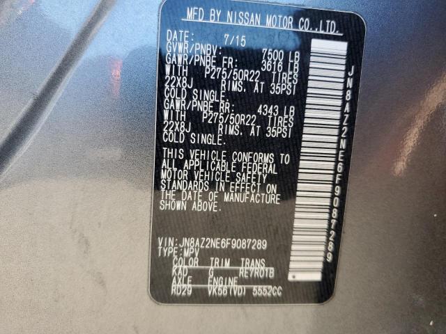 2015 INFINITI QX80 - JN8AZ2NE6F9087289