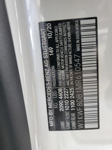 2021 MERCEDES-BENZ C 300 W1KWF8DB1MR610547