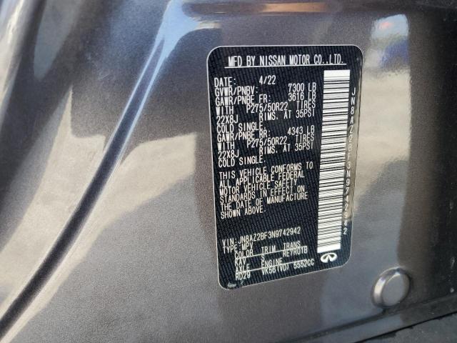 2022 INFINITI QX80 SENSO JN8AZ2BF3N9742942