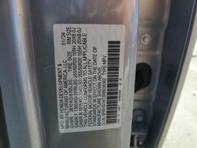 2024 HONDA PILOT TOUR - 5FNYG1H73RB036382