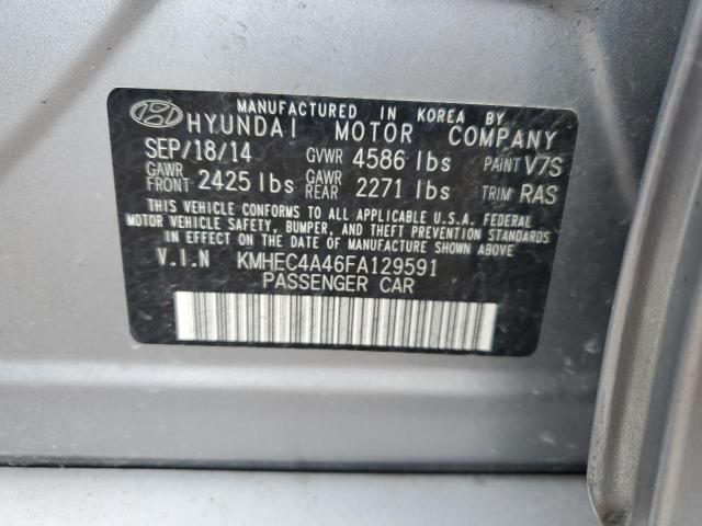 2015 HYUNDAI SONATA HYBRID KMHEC4A46FA129591