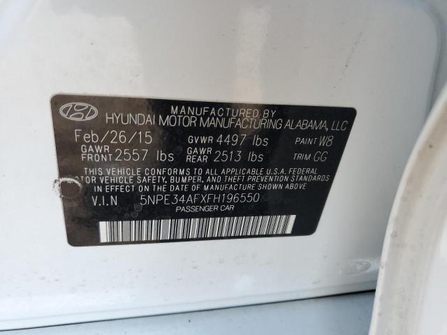 2015 HYUNDAI SONATA SPO 5NPE34AFXFH196550