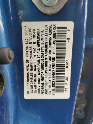2015 HONDA CIVIC LX - 19XFB2F5XFE261588