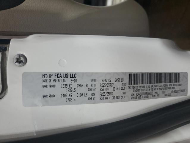 2017 DODGE GRAND CARA 2C4RDGCGXHR580999