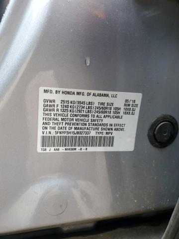 2018 HONDA PILOT LX 5FNYF5H15JB027337