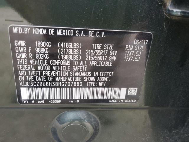 2017 HONDA HR-V LX 3CZRU6H38HG707880
