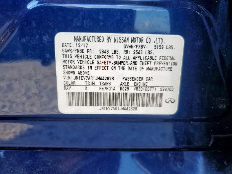 2018 INFINITI Q50 LUXE JN1EV7AR1JM442828