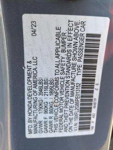 2023 HONDA CIVIC SPOR 19XFL2G86PE013152