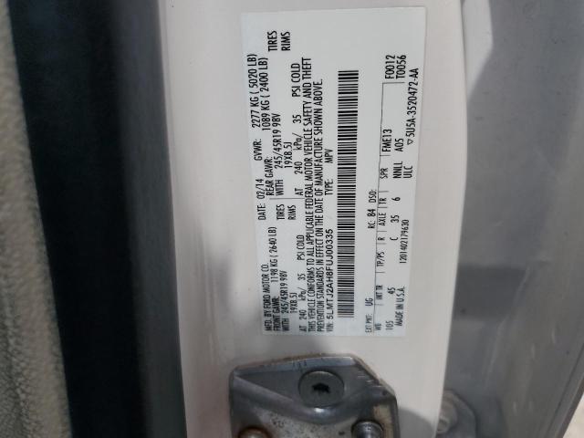2015 LINCOLN MKC 5LMTJ2AH8FUJ00335
