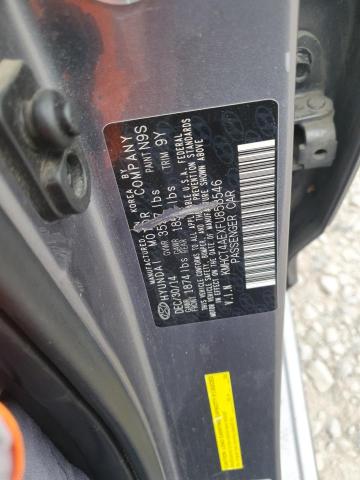 2015 HYUNDAI ACCENT GLS KMHCT4AEXFU858546