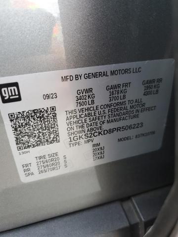 2023 GMC YUKON AT4 1GKS2CKD8PR506223