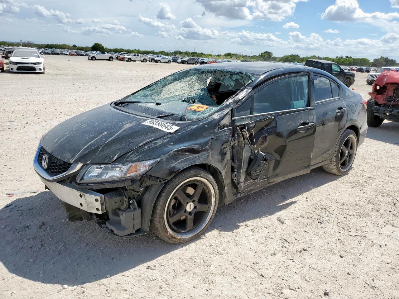 Lot #3279536243 2014 HONDA CIVIC LX