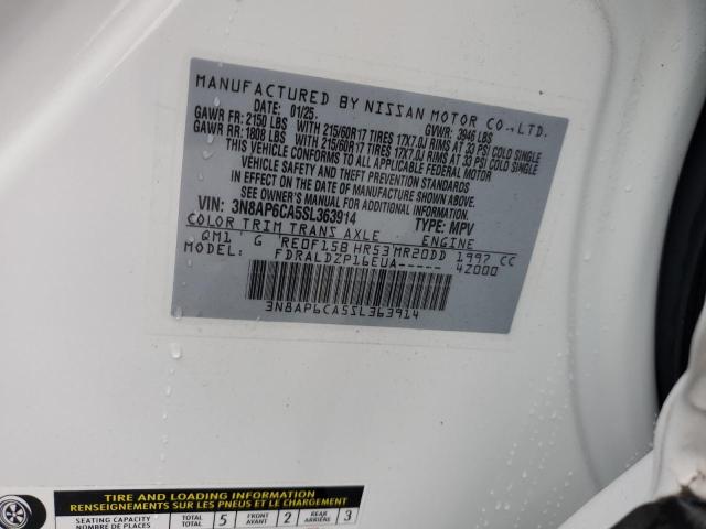 2025 NISSAN KICKS SV 3N8AP6CA5SL363914