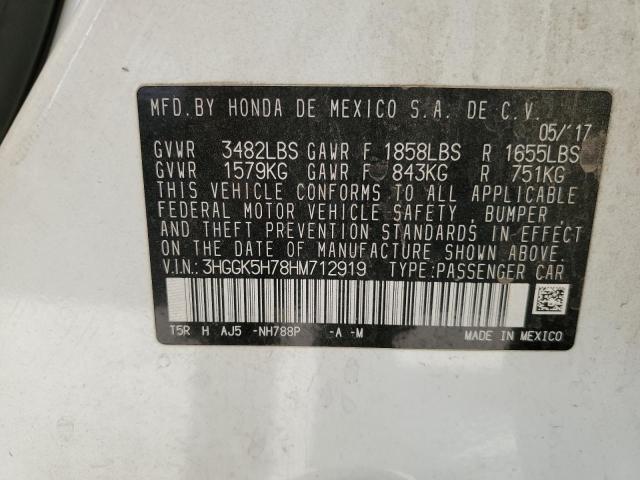 2017 HONDA FIT EX 3HGGK5H78HM712919