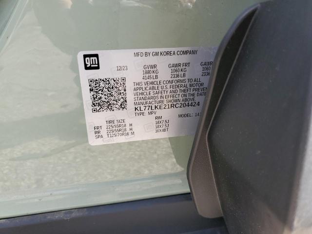 2024 CHEVROLET TRAX ACTIV - KL77LKE21RC204424