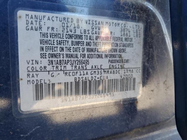 2018 NISSAN SENTRA S - 3N1AB7AP3JY266495