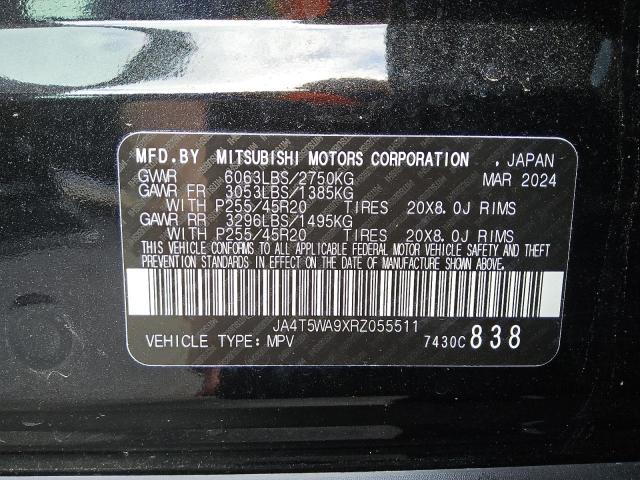 2024 MITSUBISHI OUTLANDER - JA4T5WA9XRZ055511