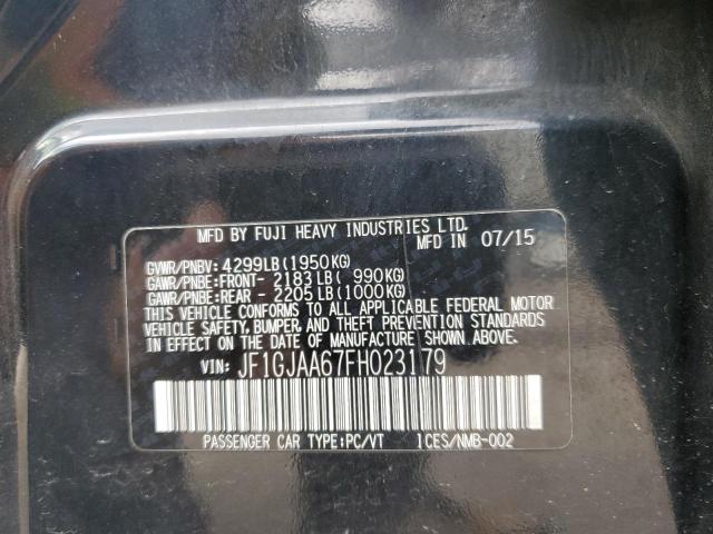 2015 SUBARU IMPREZA JF1GJAA67FH023179