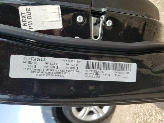 2020 DODGE CHARGER SX 2C3CDXBG9LH144087